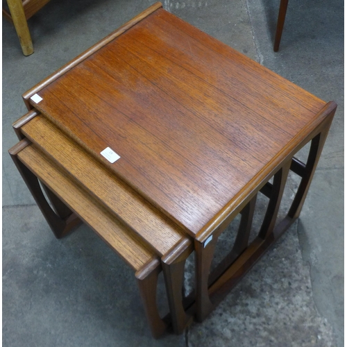 19 - A G-Plan Quadrille teak nest of tables