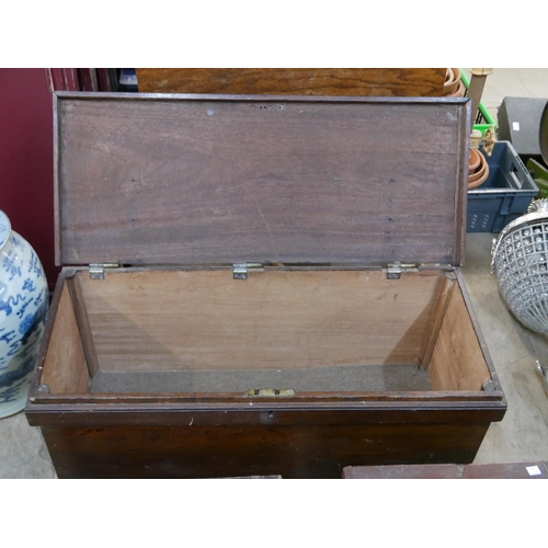 200 - A Victorian mahogany tool chest and two others