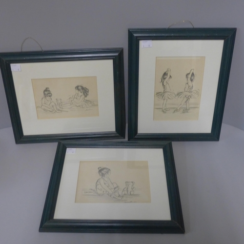 233 - Six Steve O'Connell limited edition ballet prints, framed