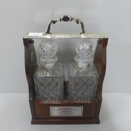 235 - Two The Oriental Bangkok 2000 The New Millennium plate and champagne glass sets, boxed and a two bot... 