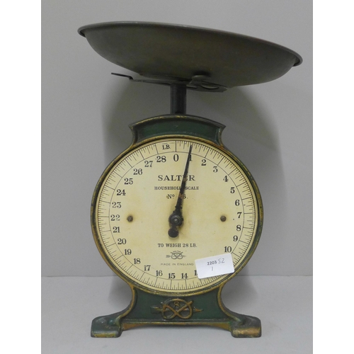 239 - A Salter household scale, No.6