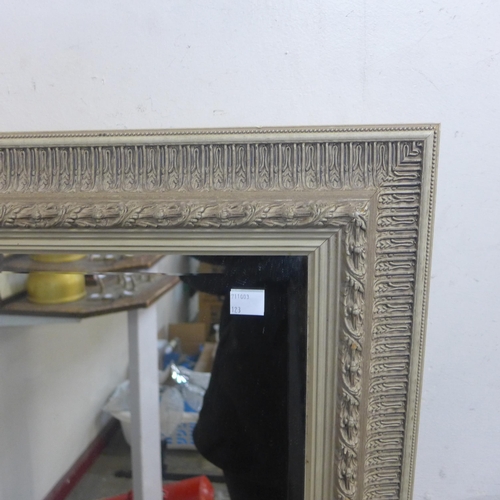 273 - A large French style cream framed mirror