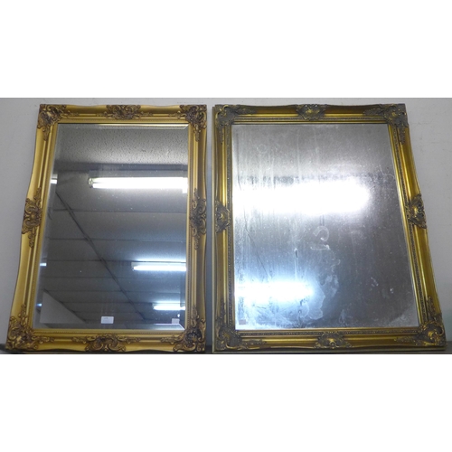 275 - Two gilt framed mirrors