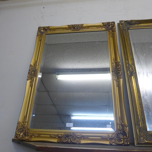 275 - Two gilt framed mirrors