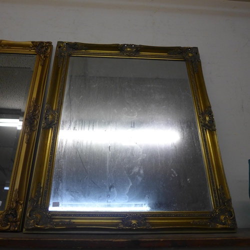 275 - Two gilt framed mirrors