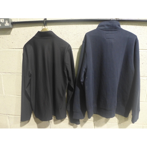 3366 - Two men's zip up tops - Under Armour, size L and Jack Wills, size XL *This lot is subject to VAT