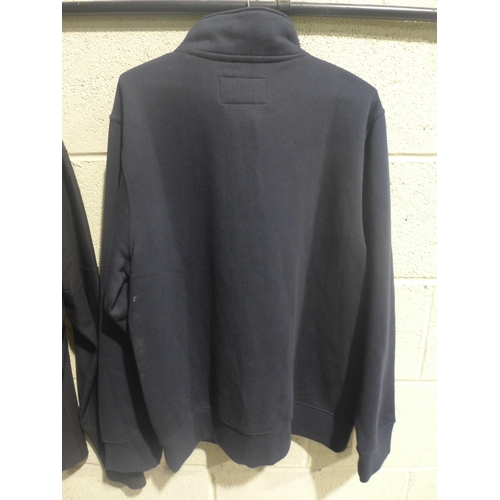 3366 - Two men's zip up tops - Under Armour, size L and Jack Wills, size XL *This lot is subject to VAT