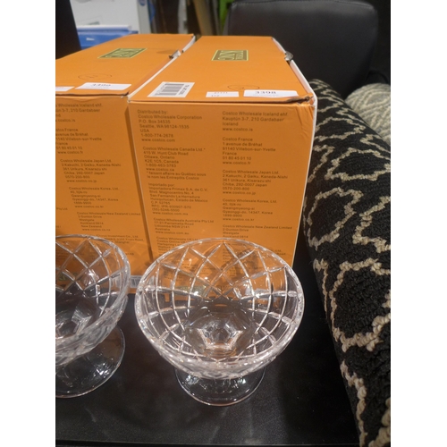 3398 - Crystal Glass Dessert Cup 7Pc Set   (310-61) * This lot is subject to VAT