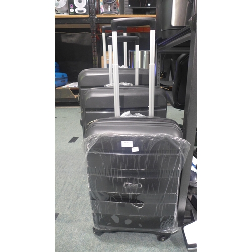 3428 - American Tourister Bon Air 3Pc Black Luggage Set, Original RRP £133.33 + vat    (311-62)    * This l... 