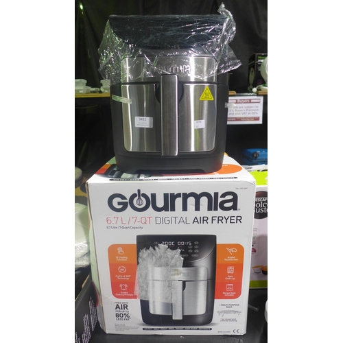 3431 - Gourmia Air Fryer (7QT) (311-1)    * This lot is subject to vat