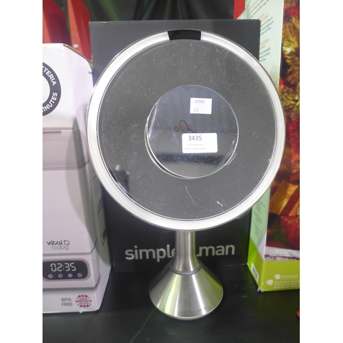 3435 - Simplehuman Sensor Mirror (311-49)    * This lot is subject to vat