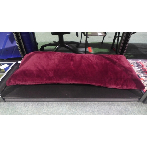 3449 - Faux Fur Rolled Body Pillow 20x48cm (311-50)    * This lot is subject to vat