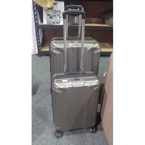 3456 - Samsonite Endure 2Pc Hardside Gunmetal Luggage Set, Original RRP £119.99 + vat     (311-33)    * Thi... 