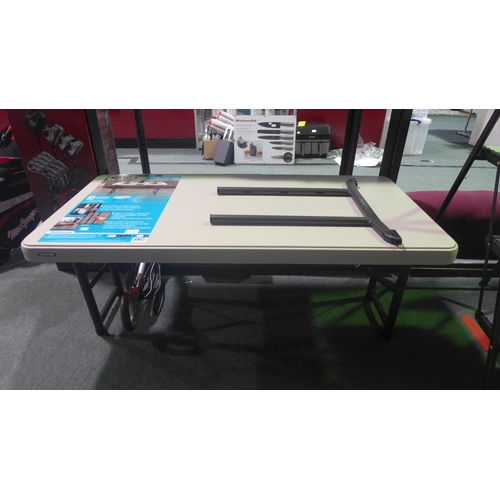 3463 - 4ft Adjustable-Height Table (Missing Leg) (311-121)    * This lot is subject to vat