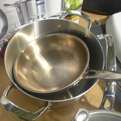 3498 - Tramontina Stainlesss Steel Cookware  (311-155)    * This lot is subject to vat