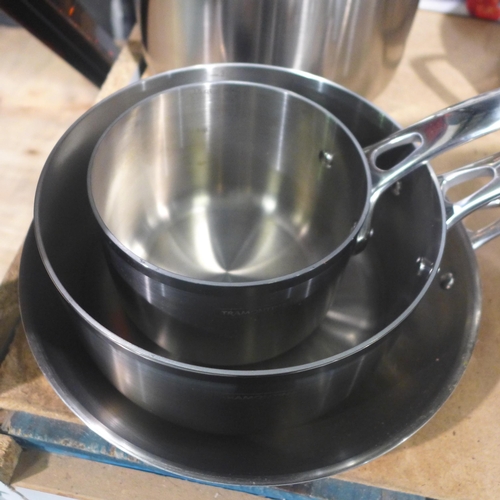 3498 - Tramontina Stainlesss Steel Cookware  (311-155)    * This lot is subject to vat