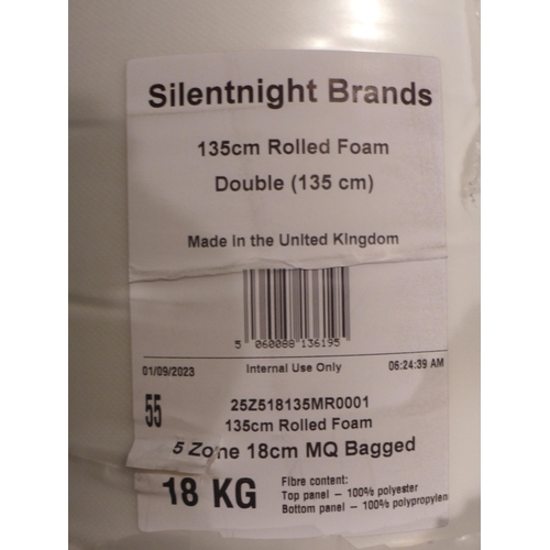 3012 - Silentnight Now 5 Zone Double Mattress, Original RRP £149.99 + vat      (311-290)    * This lot is s... 