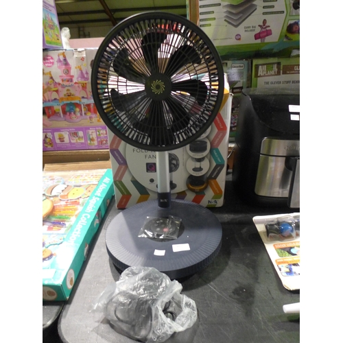 3052 - NSA Folding Stand Fan with Remote    (311-316)    * This lot is subject to vat