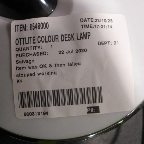 3058 - Ottlite LED Colour Changing Desk Lamp  (311-164)    * This lot is subject to vat