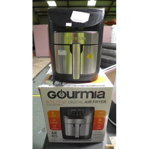 3064 - Gourmia Air Fryer 7Qt     (311-125)    * This lot is subject to vat