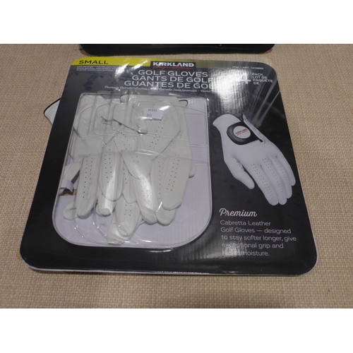 3103 - 2 pks of Kirkland Signature Golf Gloves - Size: Small  (310-66,67) * This lot is subject to VAT