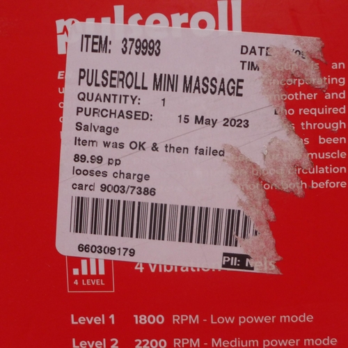 3109 - Pulseroll Mini Massage Gun   (311-12)    * This lot is subject to vat