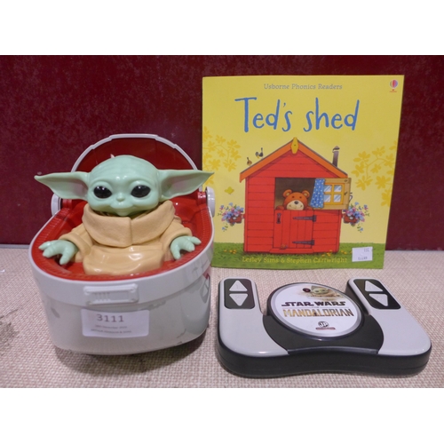 3111 - Star Wars Remote Control Car & Ted's Shed Book         (311-86)    * This lot is subject to vat