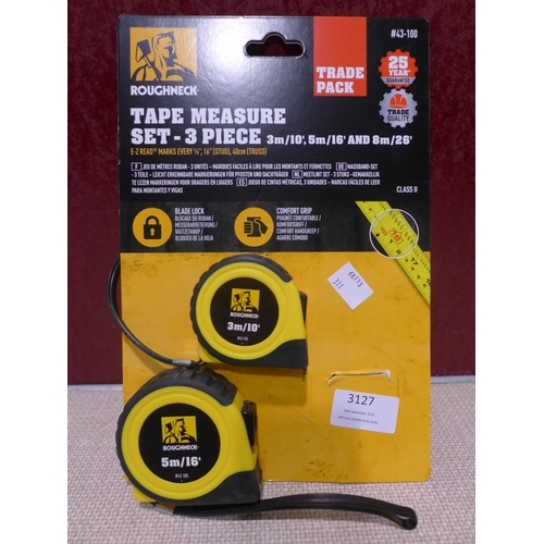 3127 - Roughneck Ez Tape Measure Set (311-74)    * This lot is subject to vat