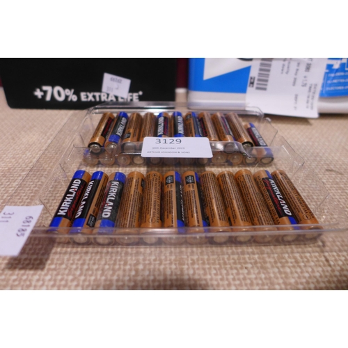 3129 - Kirkland Signature AAA Batteries, FGX Reading Glasses & Duracell 2032 Coin Batteries  (311-97,139,14... 