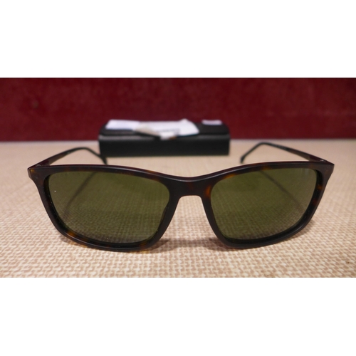 3141 - Hugo Boss Tortoiseshell Plastic Sunglasses  (311-303)    * This lot is subject to vat