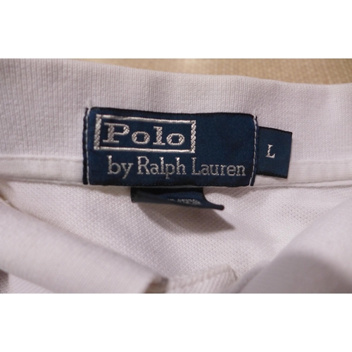 3162 - Polo Ralph Lauren white t-shirt (size L)