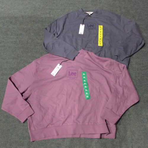 3282 - Assorted ladies LEE sweatshirts, mixed sizes and colours *This lot is subject to VAT