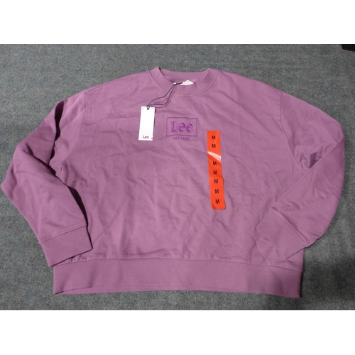 3283 - Five ladies violet LEE sweatshirts, size M *This lot is subject to VAT