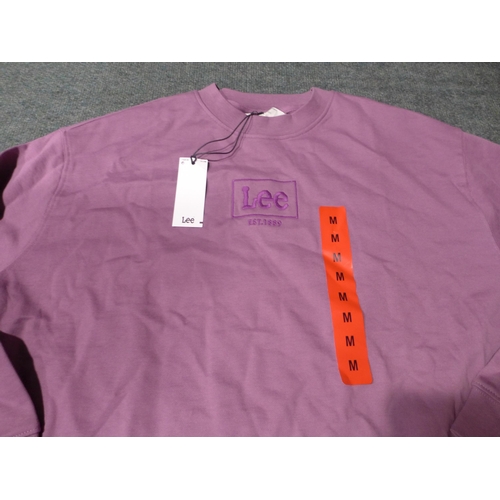 3283 - Five ladies violet LEE sweatshirts, size M *This lot is subject to VAT