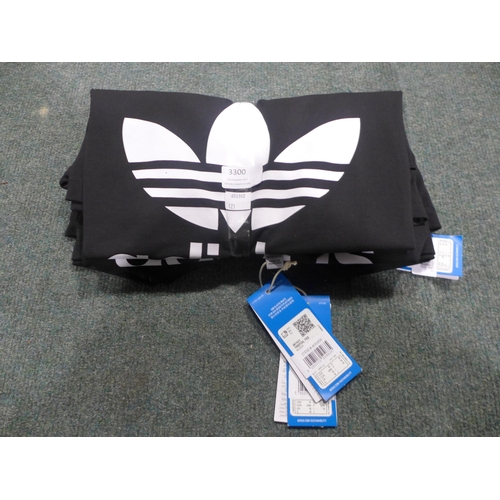 3300 - Three men's Adidas T-Shirts, size M *This lot is subject to VAT