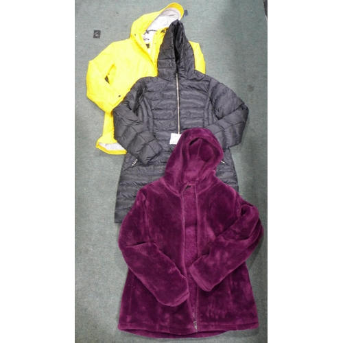 3305 - Assorted ladies coats and jackets, mixed styles and sizes *This lot is subject to VAT