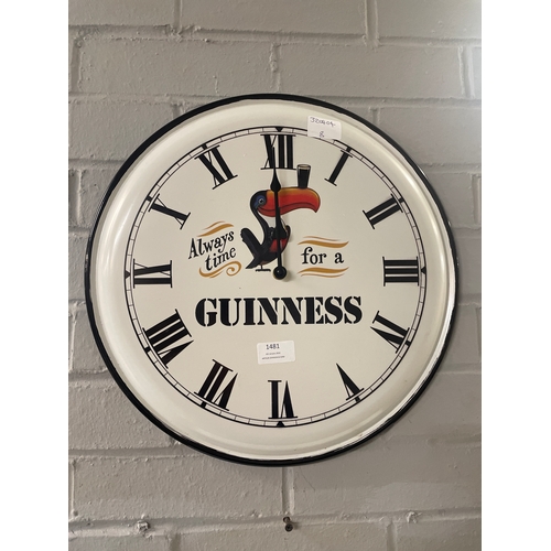 1481 - A Guinness wall clock