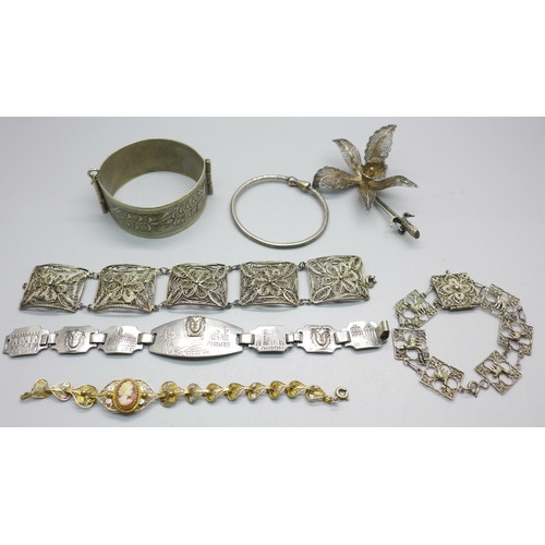 1029 - Filigree and other jewellery