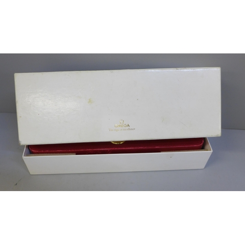 623 - An Omega wristwatch box and outer box