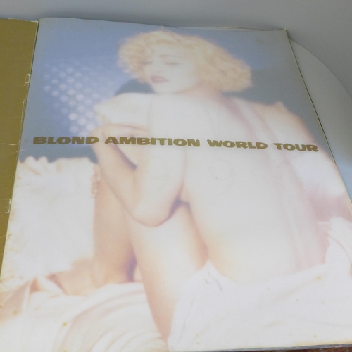 649 - A Madonna Sex book and a Blonde Ambition Tour programme