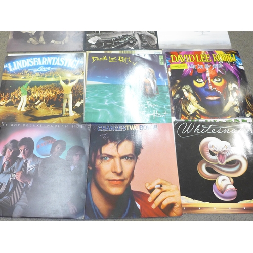 669 - A collection of LP records, Spirit with booklet, Garvitz, Rainbow, Robert Plant, (12