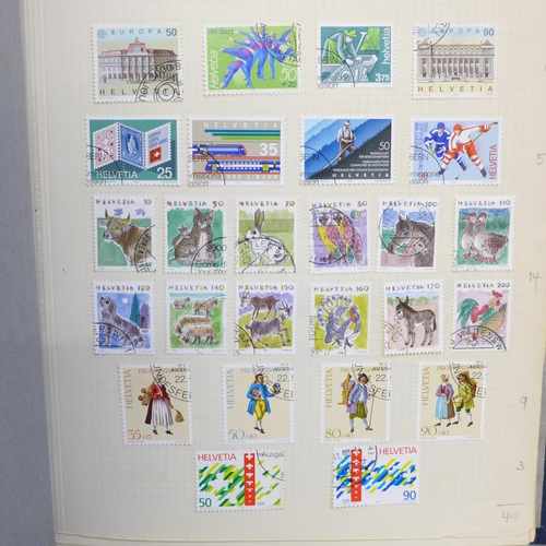 671 - Stamps; an album of fine used Swiss stamps, 1989 to 2011 (catalogue £1,650)