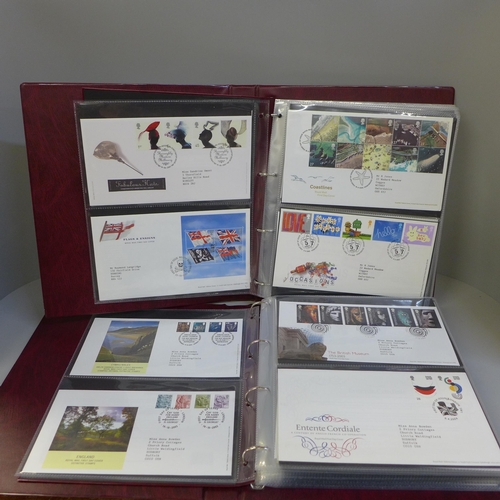 679 - Stamps; two albums of GB first day covers from the 2000s