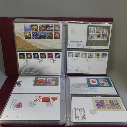 679 - Stamps; two albums of GB first day covers from the 2000s