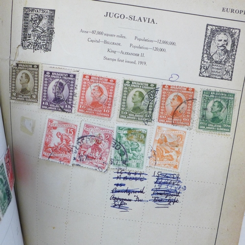 688 - An album of worldwide stamps