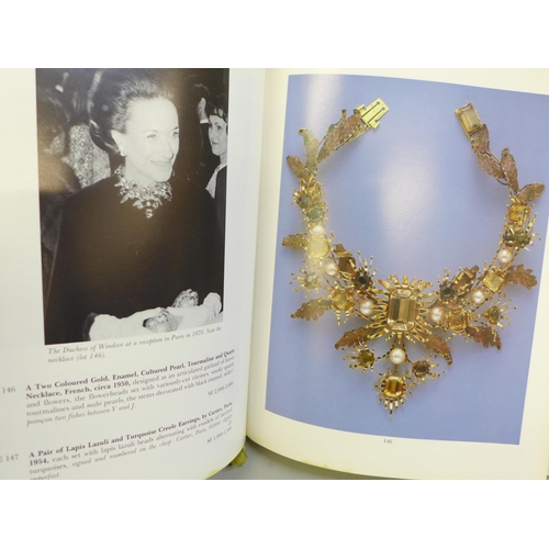 698 - One volume, Sotheby's Auction Catalogue, The Jewels of the Duchess of Windsor, 1987