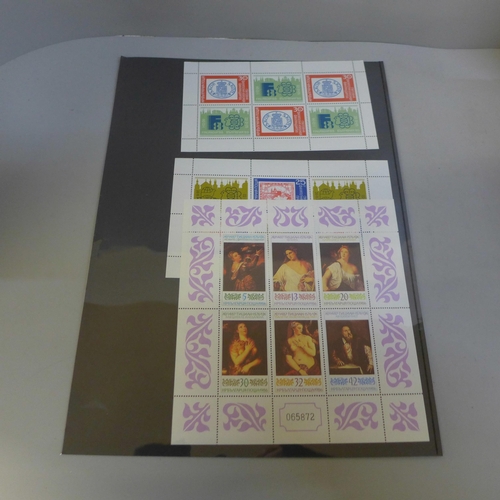 720 - Seven stamp albums including British and worldwide, a collection of loose and first day covers and s... 