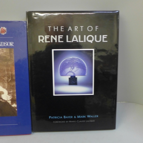 736 - Two volumes, The Art of Rene Lalique, Bayer & Waller and The Jewels of The Duchess of Windsor