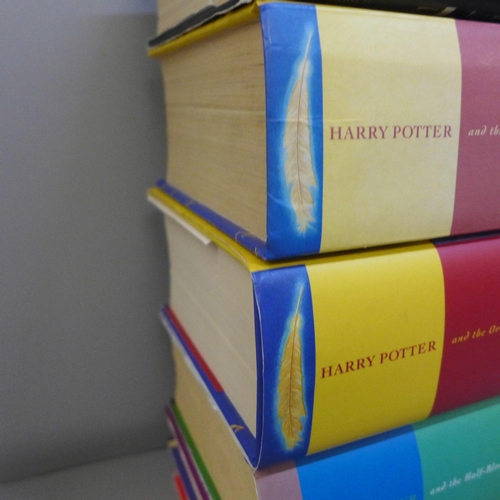 745 - Six Harry Potter books including four first editions