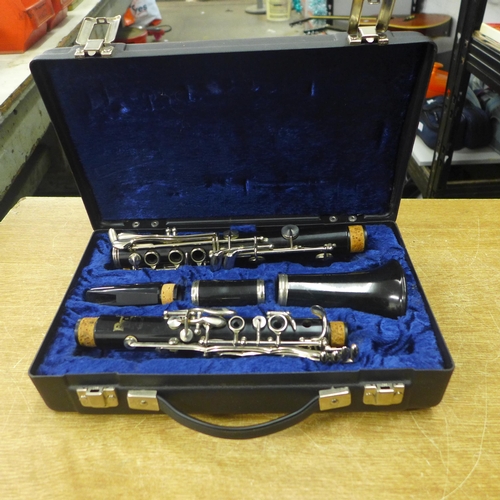 2079 - A Boosey & Hawkes clarinet with protective hard case